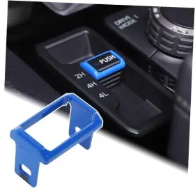 W29745 Aunginsy Car 4wd Mode Switch Push Button Cover Trim Compatible With Toyota Blue