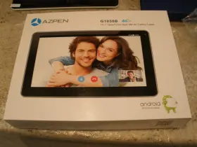 Azpen 859592006576 10.1 Inch Quad Core Dual Sim 4g Calling Tablet Andorid New Open