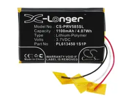 Cs-prv585sl Cameron Sino Battery For Prestigio Pl613450 1s1p Geovision 5850hddvr Gps Navigation 1100mah Cs-prv585sl Cameron Sino Battery For Prestigio Pl613450 1s1p Geovision 5850hddvr Gps Navigation 1100mah