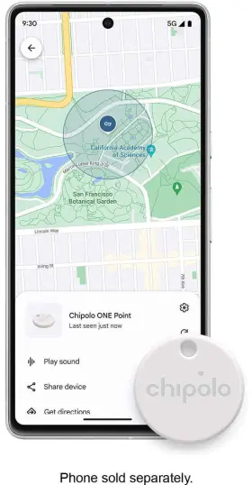 4-pac Chipolo 850047123053 - One Point Item Finders Works With Google Find My Device App #2