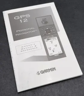 010-00146-00 Garmin Gps 12 Replacement Manual Only 62page Handheld Chan Personal Navigator