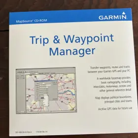 010-10215-04 Garmin Mapsource Trip And Waypoint Manager Cd Ver 5.0 Windows Plus Data Cable 010-10215-04 Garmin Mapsource Trip And Waypoint Manager Cd Ver 5.0 Windows Plus Data Cable