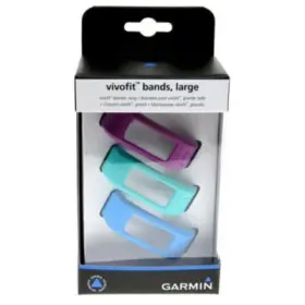010-12149-00 Garmin Band Three Pack Large Purple/teal/blue For Vivofit