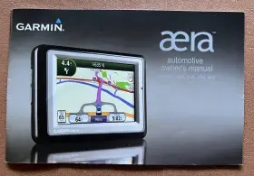 190-01117-00 Garmin Aera Automotive Owners Manual 500 510 550 560 - Only 190-01117-00 Garmin Aera Automotive Owners Manual 500 510 550 560 - Only