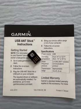190-01583-90 Garmin 0b Usb Ant Stick Compatible With Fitness Devices