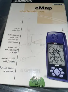 Garmin 753759009458 Vintage Emap Electronics Map Untested With Pc Cable In Pkg. Bundle Garmin 753759009458 Vintage Emap Electronics Map Untested With Pc Cable In Pkg. Bundle