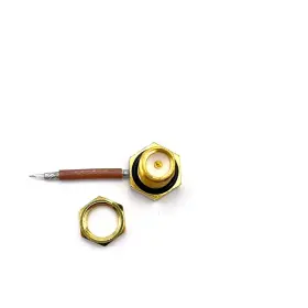 Gp08049 Garmin Brass Sma Female Antenna Connector For Alpha 100 50 Astro 320 430 900 #2
