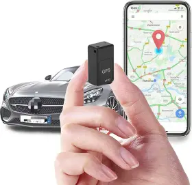 Gf07-1 Jefuzh Gps Tracker For Vehicles Mini Magnetic Real Time Car Locator Full Black