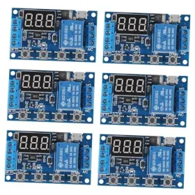Ju-03954-6p Juzitao 6pcs Dc 6-30v Timer Relay Programmable Delay Module Cycle With Lcd