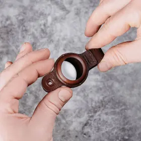 56311vrp Keysmart - Air Compact Key Tracker And Holder For Airtag Rustic Brown Genui #2 56311vrp Keysmart - Air Compact Key Tracker And Holder For Airtag Rustic Brown Genui #2