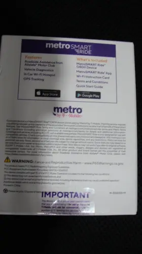 Metropcs 610214659552 Metro By T Mobile Smart Ride 4g Lte Enabled Black Tmus Kit. New #2