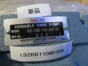 Vdc-22b-1a3-2a3-20 Nachi Mint Condition Variable Vane Pump #2