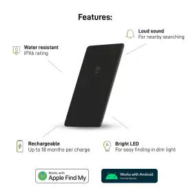 Pb-621-s Pebblebee - Card Universal Rechargeable Item Tracker Works With Android F Inch #2