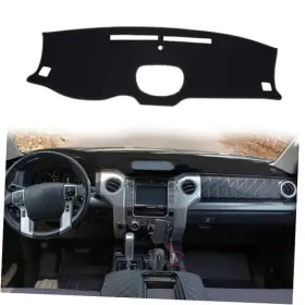 Tt-tundrazgd-1421d-fba Shinegogo Dashboard Cover Mat For 2014-2021 Toyota Tundra Accessories Black
