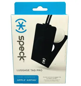 142890-d143 Speck - Luggage Tag Pro For Apple Airtag Black