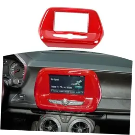 Tcz0012 For Camaro Radio 7 Inch Display Screen Trim Cover Chevy 2016 Red