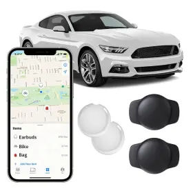 Votlik 780745048191 2 Pack Gps Tracker For Car Work With Find My Ios Only No S White Votlik 780745048191 2 Pack Gps Tracker For Car Work With Find My Ios Only No S White