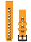 Garmin Quickfit 22 Watch Bands Spark Orange/graphite Silicone 010-13392-01. Fixed Price $49.99.