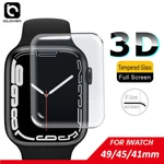 3D Tempered Glass Screen Protector Fr Apple Watch Series 9 8 7 6 40 41 44 45MM. Fixed Price $7.99.