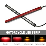 Motorcycle Led Strip Running Brake Turn Stop Signal Tail Light For Honda Suzuki. Fixed Price $9.49.