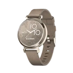 Garmin Lily Classic Cream Gold With Coffee Nylon Band Smartwatch 010-N2839-14. Fixed Price $209.99.