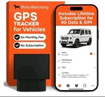 Moto Watchdog 4G OBD2 Gps Tracker Vehicles - No Monthly Fee Real Time Lte. Fixed Price $89.99.