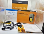 Garmin Etrex Vista Hc Box, Software Cd, Manuals, Cord & Wrist Cable Only: No Gps. Fixed Price $15.00.