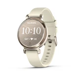 Garmin Lily Cream Gold With Coconut Silicone Band Smartwatch 010-02839-00. Fixed Price $209.99.