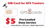 $5 Gpscards Tracker Sim Works With All Usa, Canada, Mexico. Fixed Price $6.99.