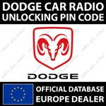 Dodge Radio Pin Code Sat Nav Becker Harman Mopar VP2 VP3 VP4 Uconnect 7 8.4 12 Inch. Fixed Price $9.42.