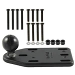 Ram Mount Aluminum Motorcycle Extended Reservoir Cover Base With 1 Inch Ball. Fixed Price $25.49.