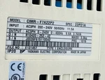 Yaskawa CIMR-F7A22P2 Inverter Drive Us Free Tax Removed From The Working Machine. Fixed Price $190.00.