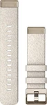 Garmin Quickfit 20MM Watch Band Cream Heathered Nylon With Gold Hardware. Fixed Price $149.99.